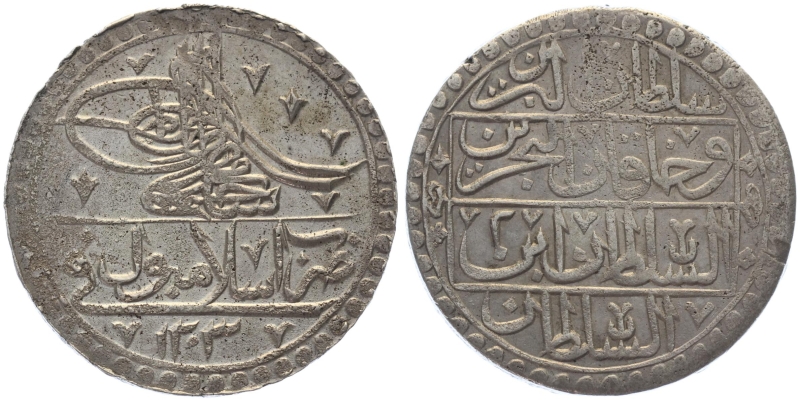 Türkei Yuzluk (100 Para) 1203 AH Selim III. - AH 1203-1222/1789-1807